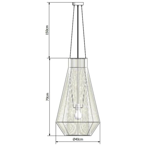 Pakabinamas šviestuvas ARD WIRE 40/70 (14) - Pakabinami šviestuvai, Vidaus šviestuvai