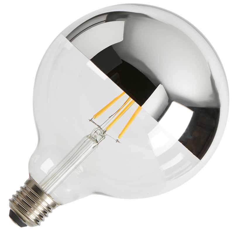 LED lemputė B039 CHROME E27 6W 2700K - LED lemputės, Lemputės ir priedai