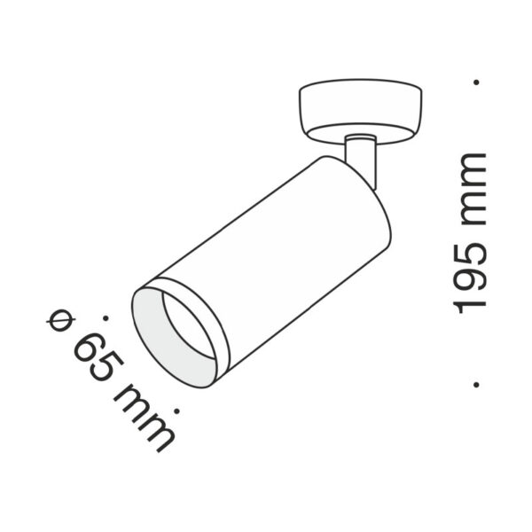 Lubinis šviestuvas FOCUS C017CW-01W - Lubiniai šviestuvai, Vidaus šviestuvai