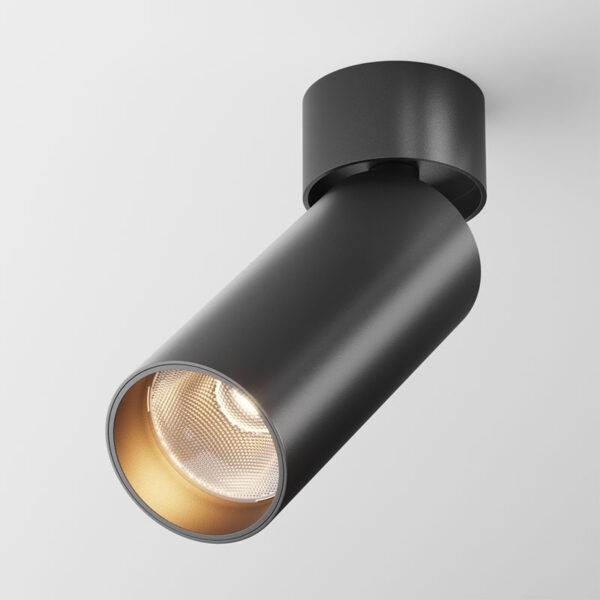 Lubinis šviestuvas FOCUS LED 3000K C055CL-L12B3K-W-D-B dimeriuojamas - Lubiniai šviestuvai, Lubiniai šviestuvai, Vidaus šviestuvai