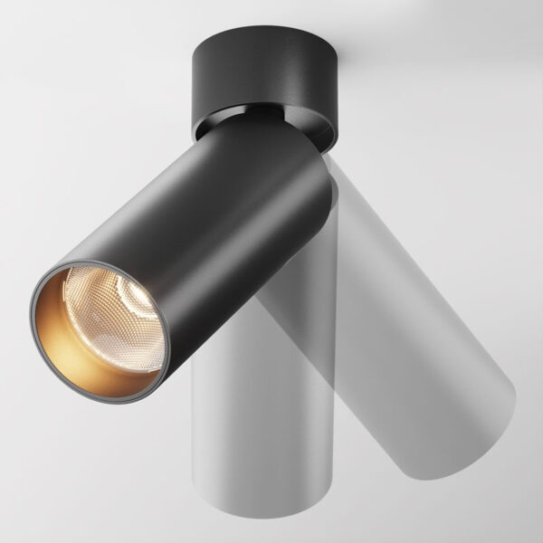 Lubinis šviestuvas FOCUS LED 3000K C055CL-L12B3K-W-D-B dimeriuojamas - Lubiniai šviestuvai, Lubiniai šviestuvai, Vidaus šviestuvai