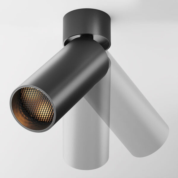 Lubinis šviestuvas FOCUS LED 3000K C055CL-L12B3K-W-D-B dimeriuojamas - Lubiniai šviestuvai, Lubiniai šviestuvai, Vidaus šviestuvai