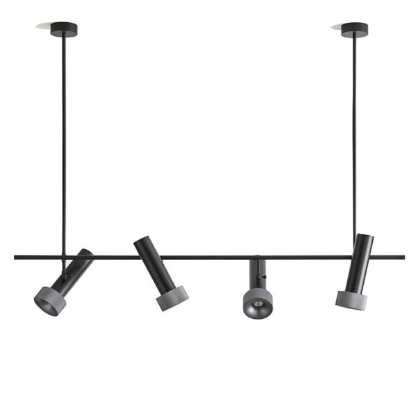 Pakabinamas šviestuvas FOCUS 4 Black/Anthracite - Pakabinami šviestuvai, Vidaus šviestuvai