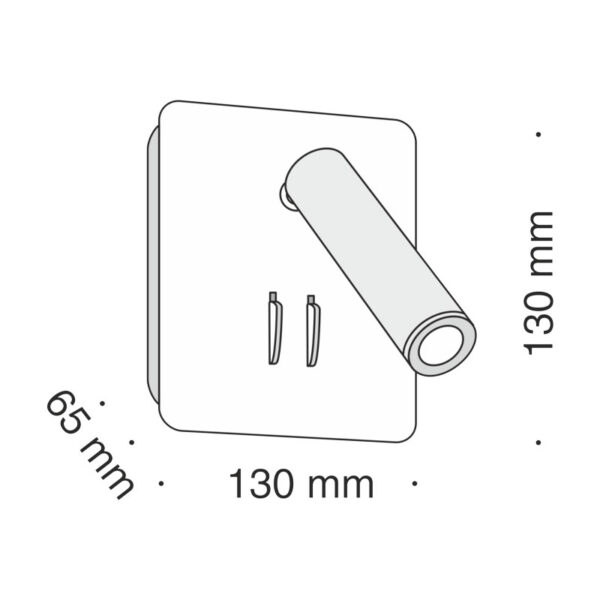 Sieninis šviestuvas IOS 176 C175-WL-01-6W-B - Sieniniai šviestuvai, Vidaus šviestuvai