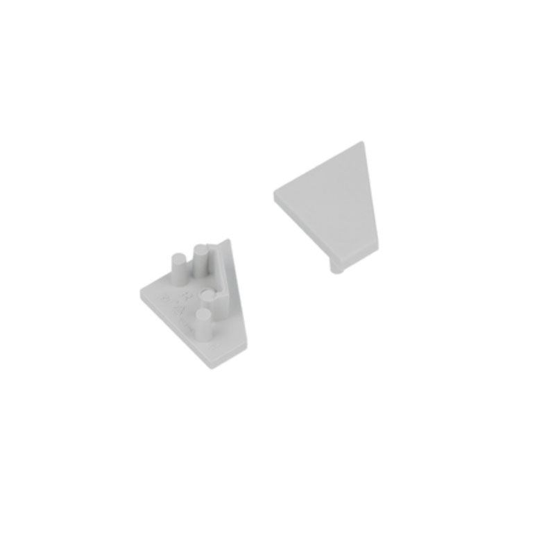 LED profilio užbaigimo dangtelis CORNER10 2VNT J6999922 - Profiliai LED juostai