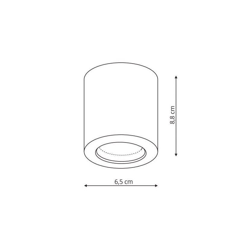 Lubinis šviestuvas FARO LP-6510/1SM WH - Lubiniai šviestuvai, Vidaus šviestuvai