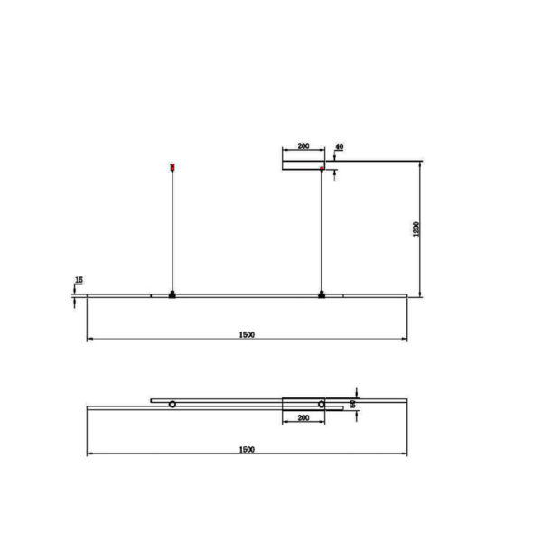 Pakabinamas šviestuvas HALO MOD005PL-L36BSK - Pakabinami šviestuvai, Vidaus šviestuvai