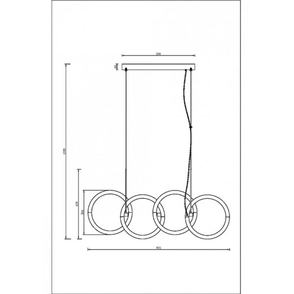 Pakabinamas šviestuvas NODE MOD165PL-L40B3K - Pakabinami šviestuvai, Vidaus šviestuvai