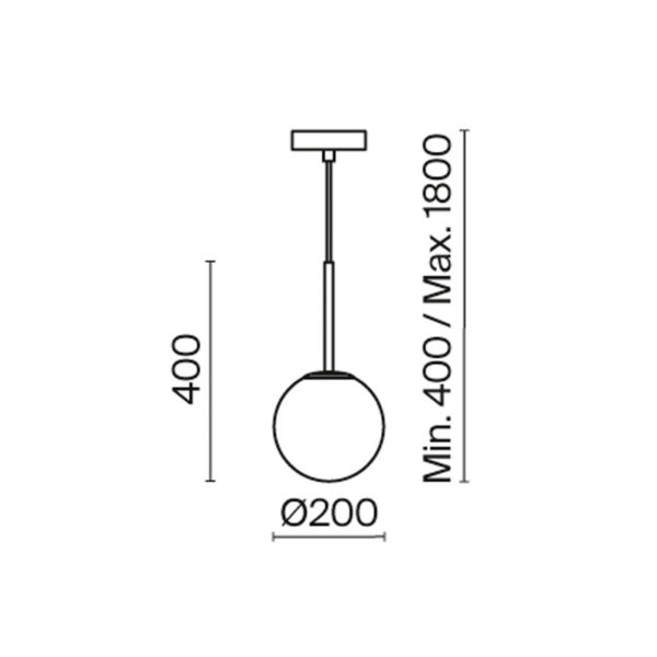 Pakabinamas šviestuvas MODERN MOD321PL-01B1 - Pakabinami šviestuvai, Vidaus šviestuvai