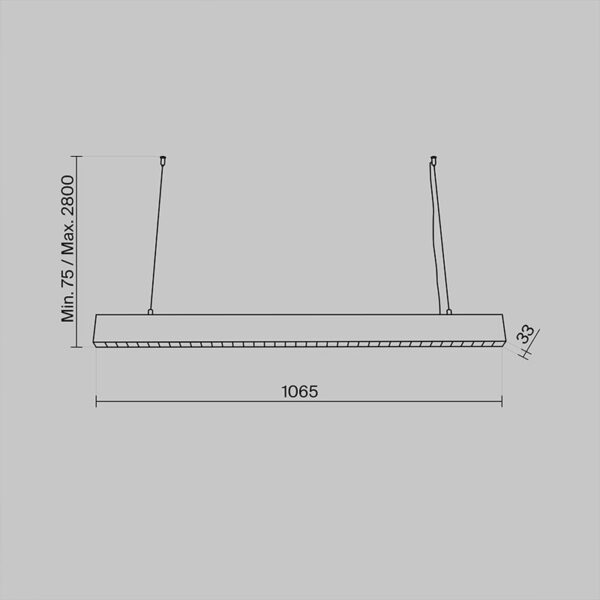 Pakabinamas šviestuvas POINTS 4000K 40W P050PL-L40W4K - Pakabinami šviestuvai, Vidaus šviestuvai