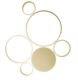Sieninis šviestuvas PL.POIS/ORO-GR - Sieniniai šviestuvai, Sieniniai šviestuvai, Vidaus šviestuvai