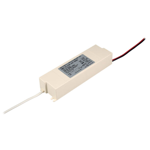 LED maitinimo šaltinis 24V 100W IP65 PFC  PLV100 - Apšvietimo sistemos, Maitinimo šaltiniai, Maitinimo šaltiniai