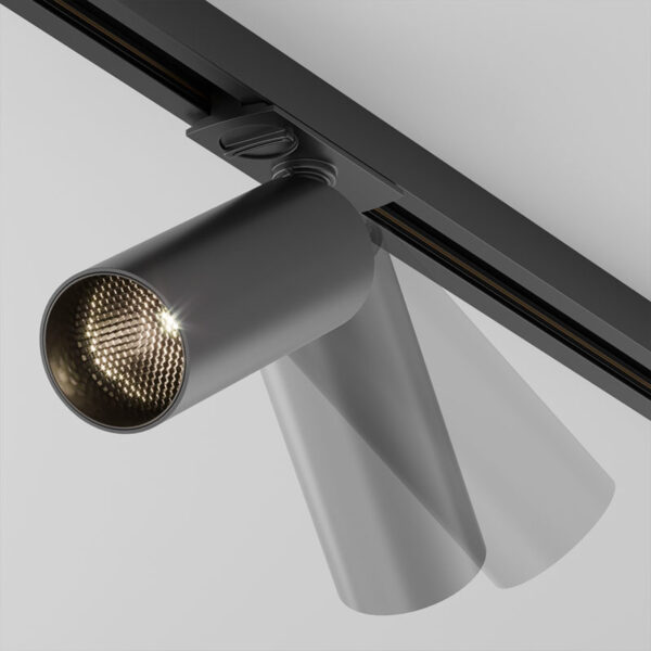 Akcentinis šviestuvas FOCUS LED 3000K 12W 50° TR021-1-12B3K-W-D-B dimeriuojamas - Apšvietimo sistemos, Bėginė apšvietimo sistema (vienfazė), Bėginė apšvietimo sistema (vienfazė)