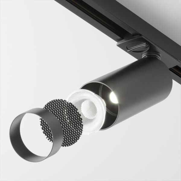 Akcentinis šviestuvas FOCUS LED 3000K 12W 50° TR021-1-12B3K-W-D-B dimeriuojamas - Apšvietimo sistemos, Bėginė apšvietimo sistema (vienfazė), Bėginė apšvietimo sistema (vienfazė)