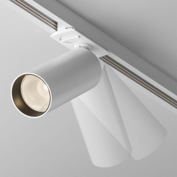 Akcentinis šviestuvas FOCUS LED 3000K 12W 50° TR021-1-12W3K-W-D-W dimeriuojamas - Apšvietimo sistemos, Bėginė apšvietimo sistema (vienfazė), Bėginė apšvietimo sistema (vienfazė)
