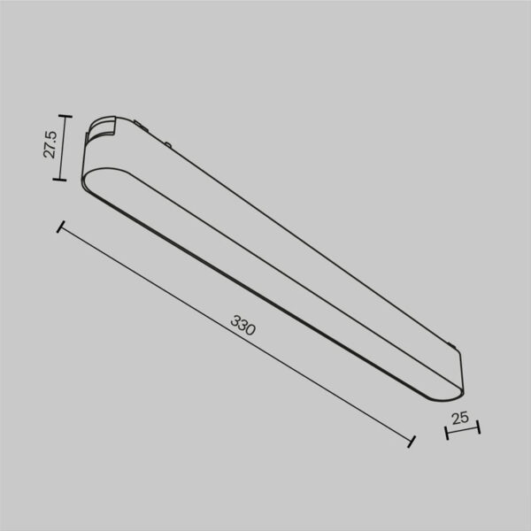 Magnetinis šviestuvas RADITY 4000K 16W TR080-1-18W4K-B - Apšvietimo sistemos, Radity magnetinė sistema