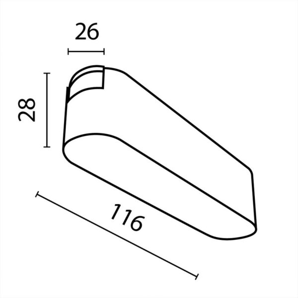 Magnetinis šviestuvas RADITY 4000K 6W TR080-1-6W4K-B - Apšvietimo sistemos, Radity magnetinė sistema