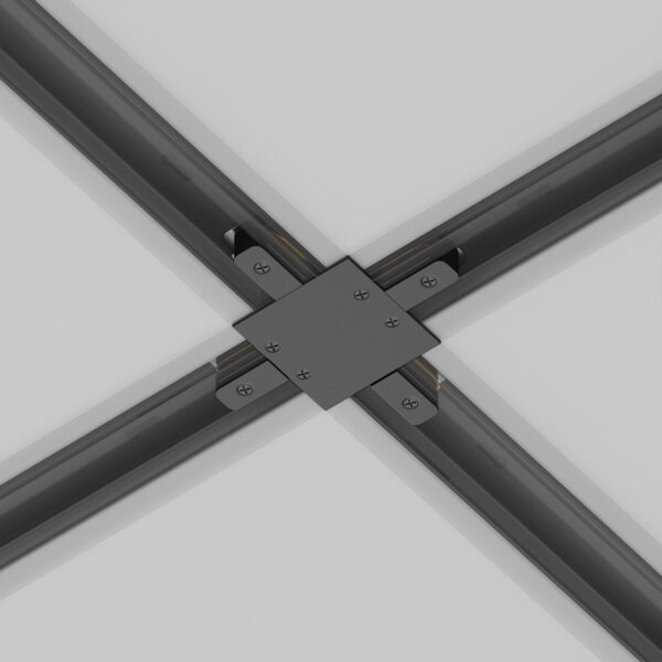 Bėgelio X formos sujungimas UNITY TRA002CX-11B - Apšvietimo sistemos, Bėginė apšvietimo sistema (vienfazė), Bėginė apšvietimo sistema (vienfazė)