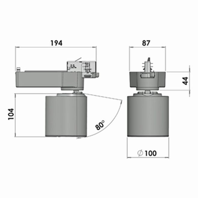 Akcentinis šviestuvas TRIGGER CAFETERIA 6G06/840 FL baltas 24° - Akcentiniai, taškiniai šviestuvai, Vidaus šviestuvai