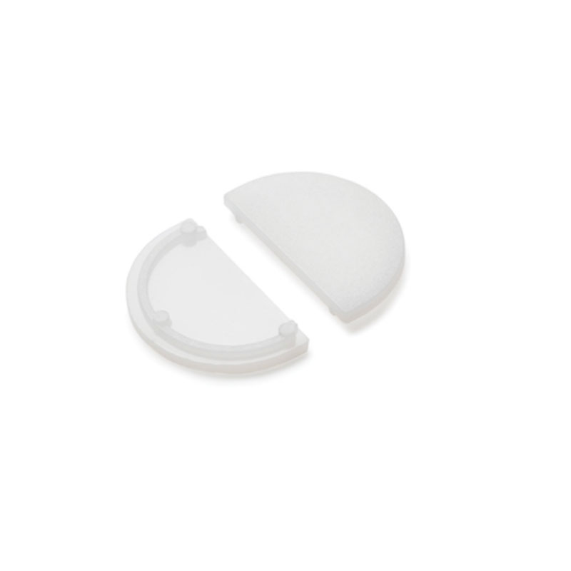 LED profilio užbaigimo dangtelis D9 2VNT V4980038 - Profiliai LED juostai, Profiliai LED juostai