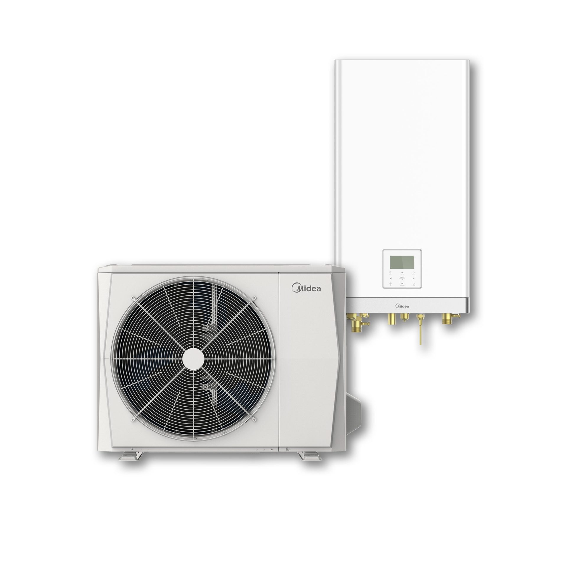 Midea M-Thermal Arctic Split tipo šilumos siublys, Oras/Vanduo, 4,25 kW,Midea - Šildymas, Šilumos siurbliai oras/vanduo