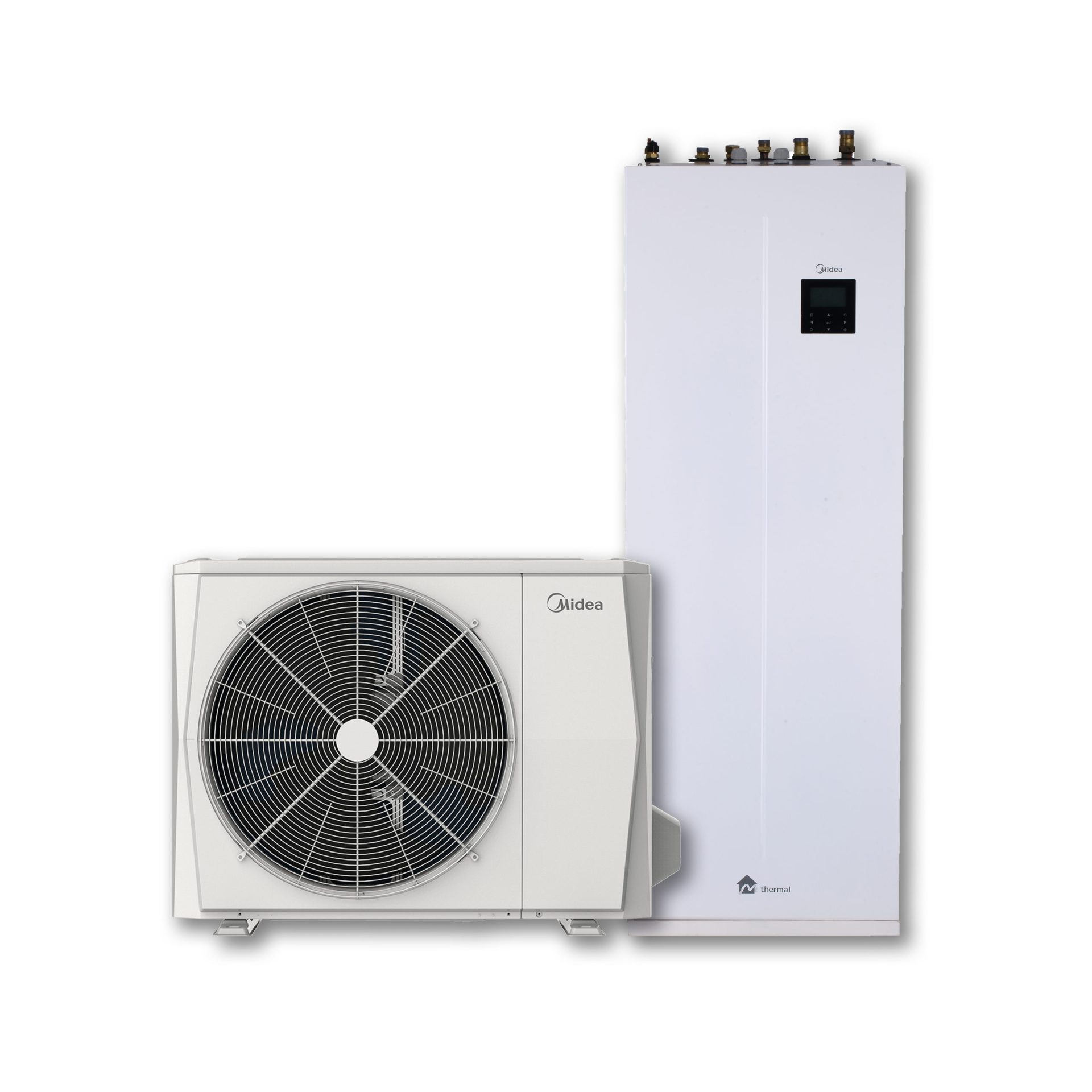 Midea M-Thermal Arctic šilumos siurblys, Oras/Vanduo, su integruota 190 l talpa, 8,3 kW,Midea - Šildymas, Šilumos siurbliai oras/vanduo