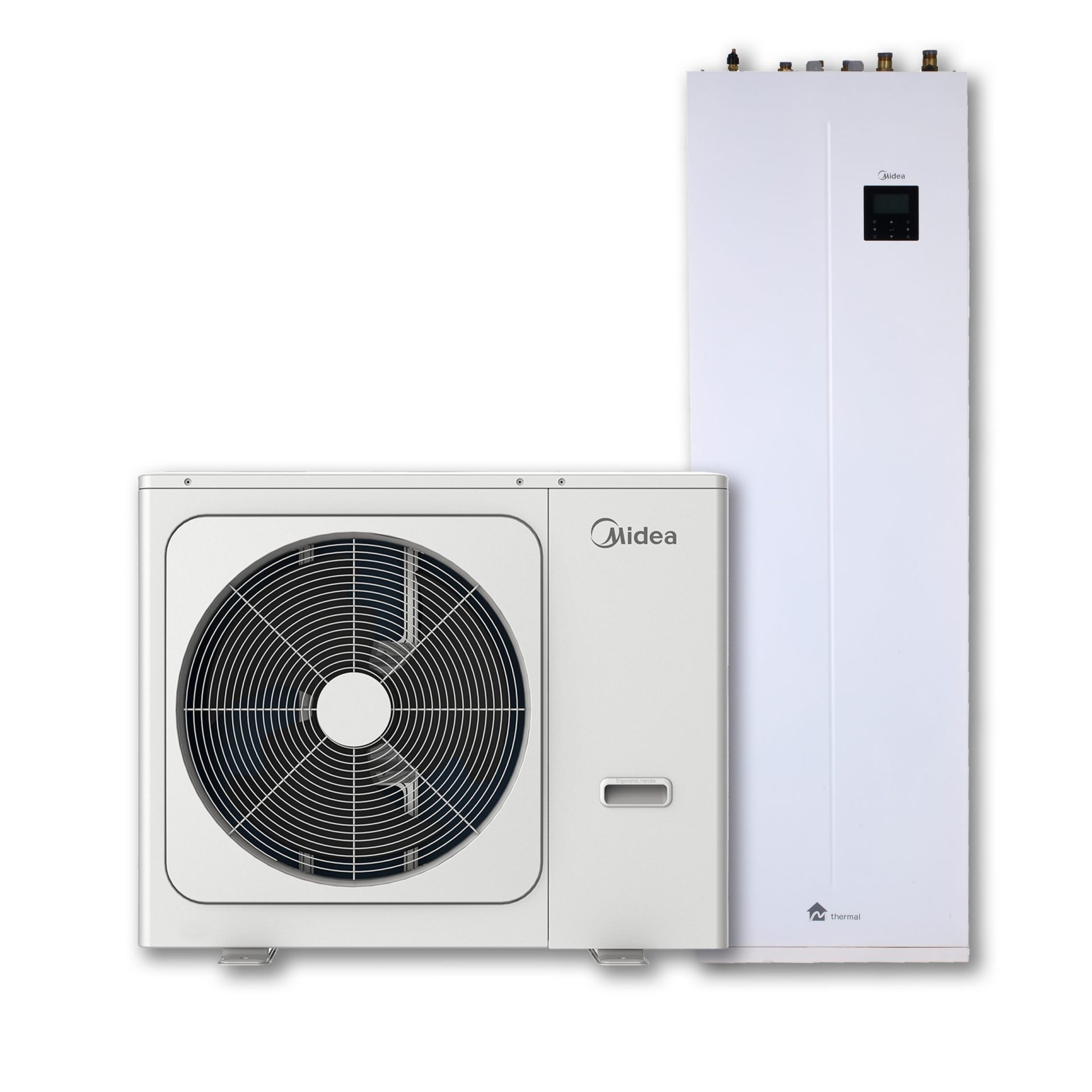 Midea M-Thermal Arctic šilumos siurblys, Oras/Vanduo, su integruota 190 l talpa, 14,5 kW,Midea - Šildymas, Šilumos siurbliai oras/vanduo