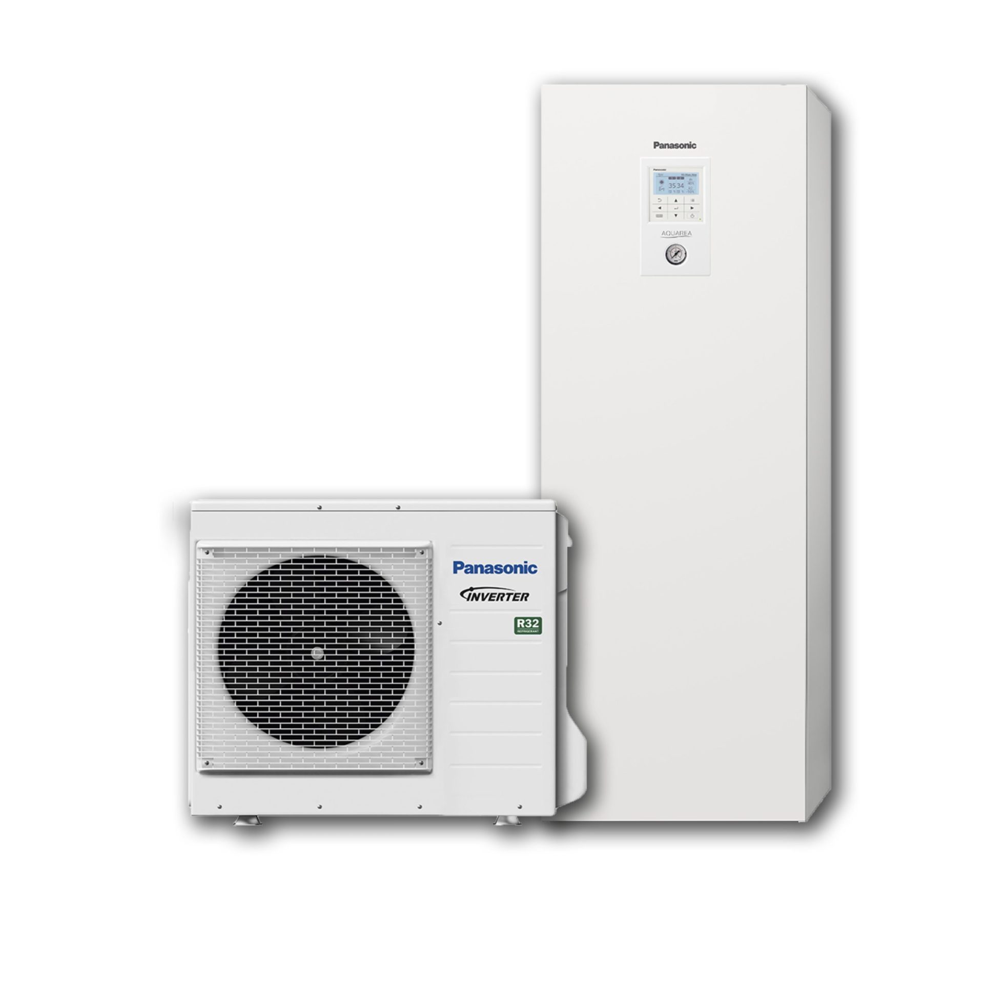 Panasonic Aquarea WH-ADC0309J3E5/WH-UD09JE5 šilumos siurblys, Oras/Vanduo, su integruota 185 l talpa, 9 kW,Panasonic - Šildymas, Šilumos siurbliai oras/vanduo