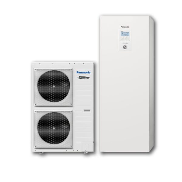 Panasonic Aquarea T-CAP WH-ADC0916H9E8/WH-UX09HE8 šilumos siurblys, Oras/Vanduo, su integruota 185 l talpa, 9 kW,Panasonic - Šildymas, Šilumos siurbliai oras/vanduo