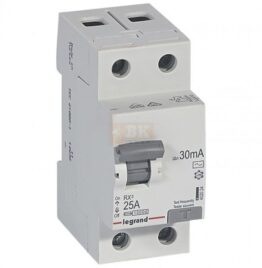 402024 Srovės nuotekio rėlė RCD RX (AC, 25A, 2P, 30mA, 230V),Legrand - nuotekių rėlės