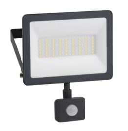 IMT47216,LED prožektorius MUREVA, 20 W, 4000 K, IP44, 2000 lm, su judesio davikliu, 163 x 181 x 26 mm,Schneider - Lauko šviestuvai, Prožektoriai, Šviestuvai su judesio davikliais