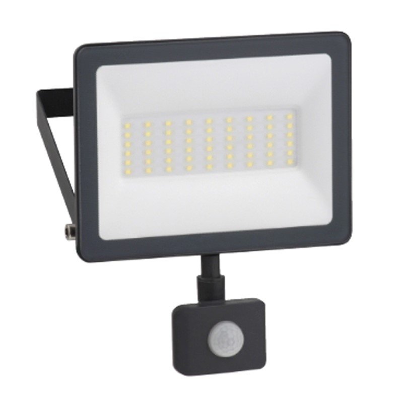 IMT47216,LED prožektorius MUREVA, 20 W, 4000 K, IP44, 2000 lm, su judesio davikliu, 163 x 181 x 26 mm,Schneider - Lauko šviestuvai, Prožektoriai, Šviestuvai su judesio davikliais