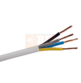 OMY 4x1.0mm2,maitinimo kabelis daugiavielis baltas - Elektros instaliacija, Kabeliai