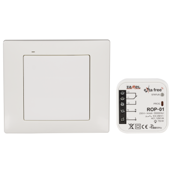 RZB-01,-RNK-02+ROP-01,distancinis jungiklis,komplektas Extra free,Zamel - distanciniai valdikliai, Elektros instaliacija