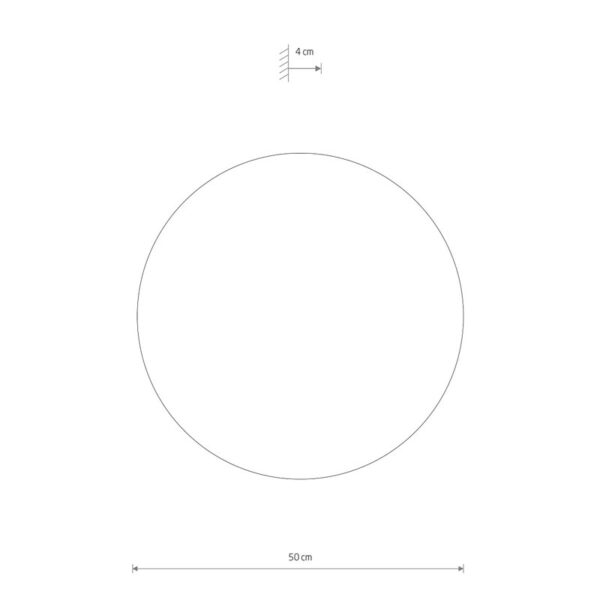 Sieninis šviestuvas RING TIMBER LED XL 3000K 16W 11292 - Sieniniai šviestuvai