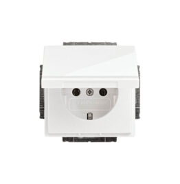 Kištukinis lizdas su dangteliu FUTURE LINEAR 10A 250V 20EUK-84 - Potinkiniai kištukiniai lizdai ir jungikliai