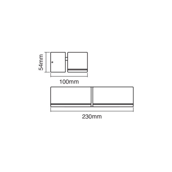 Sieninis šviestuvas ENDURA 3000K 13.5W 4058075205178 - Sieniniai lauko šviestuvai