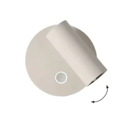 4319600,sieninis šviestuvas TARA White Dimeriuojamas 4W LED 3000K,Viokef - Sieniniai šviestuvai, Vidaus šviestuvai