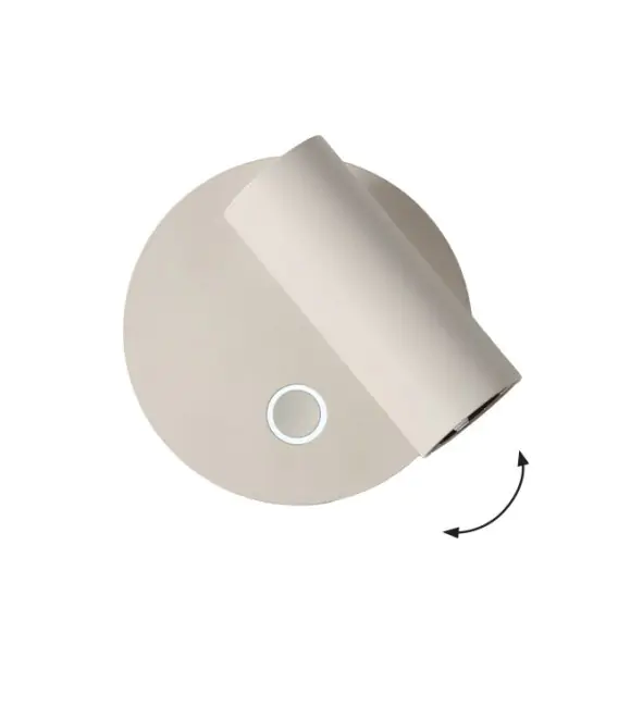 4319600,sieninis šviestuvas TARA White Dimeriuojamas 4W LED 3000K,Viokef - Sieniniai šviestuvai, Vidaus šviestuvai