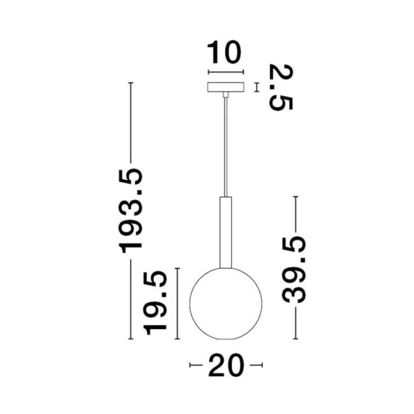 Pakabinamas šviestuvas AMELIA 9028831 - Pakabinami šviestuvai