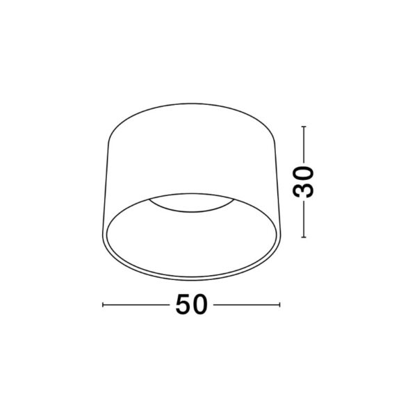 Lubinis šviestuvas ATIL 3000K 35W 9870013 - Lubiniai šviestuvai