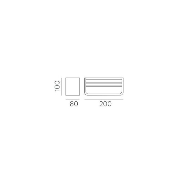 Sieninis šviestuvas ICON 2700K-3000K 10.5W A3089270B - Sieniniai šviestuvai