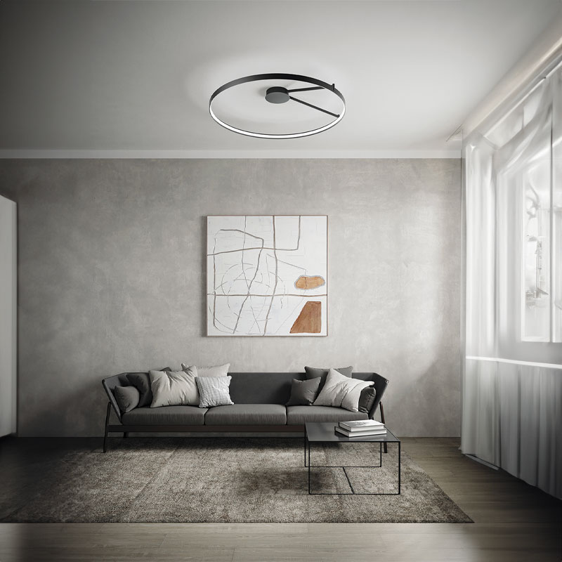 Lubinis šviestuvas ANELLO 2700K 65W ART.1790.22.2700 - Lubiniai šviestuvai