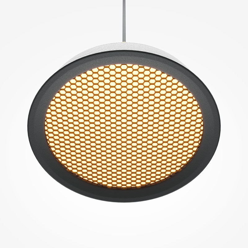 Pakabinamas šviestuvas EI 3000K 12W MOD041PL-L15WG3K - Pakabinami šviestuvai