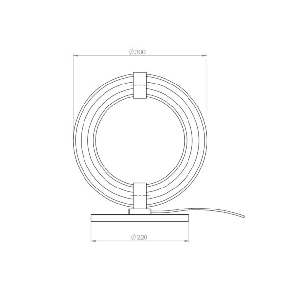 Stalinis šviestuvas ELLI 2700K 8W S1311 - Vidaus šviestuvai