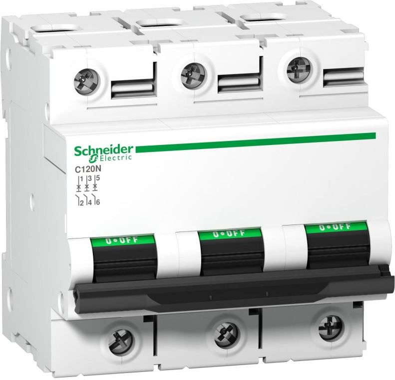 A9N18365,C120 automatinis jungiklis 3P 80A,Schneider - Automatai, Elektros instaliacija